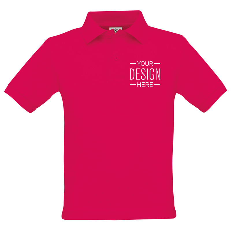 B&C Kids Safran Polo Shirt - Image 4