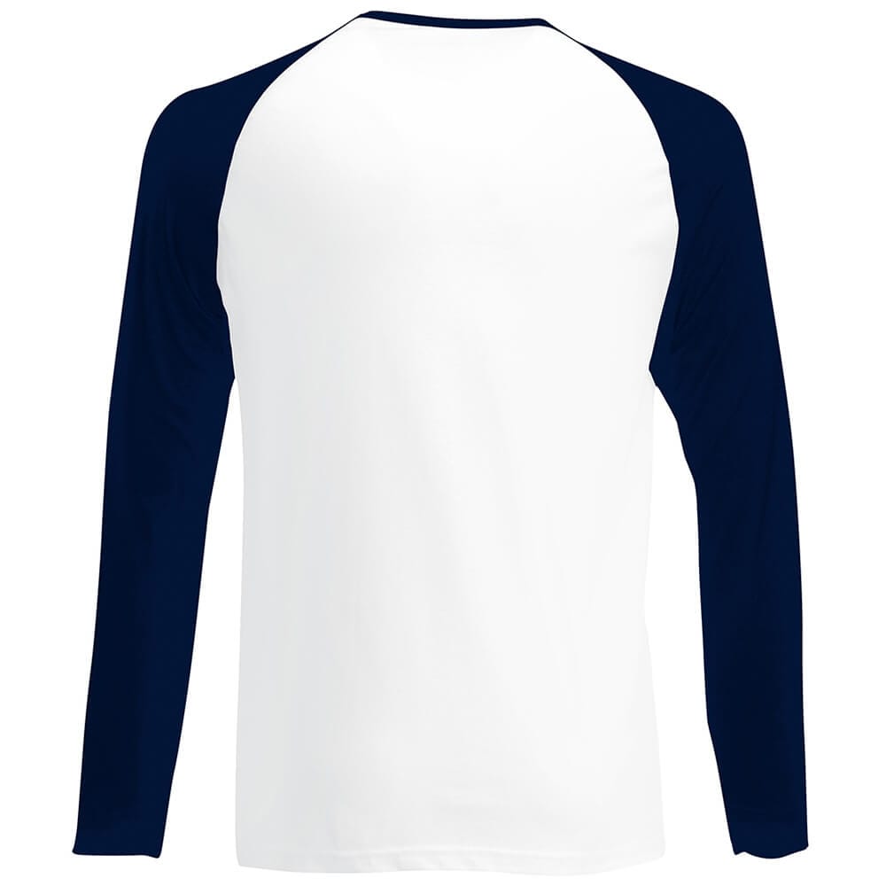 Fruit of The Loom Long Sleeve Baseball T - Image 3
