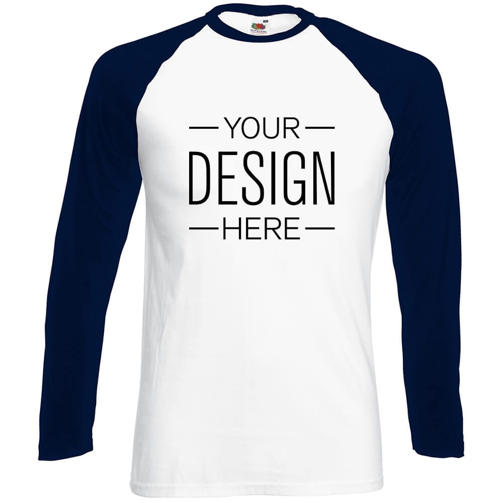 Fruit of The Loom Long Sleeve Baseball T
