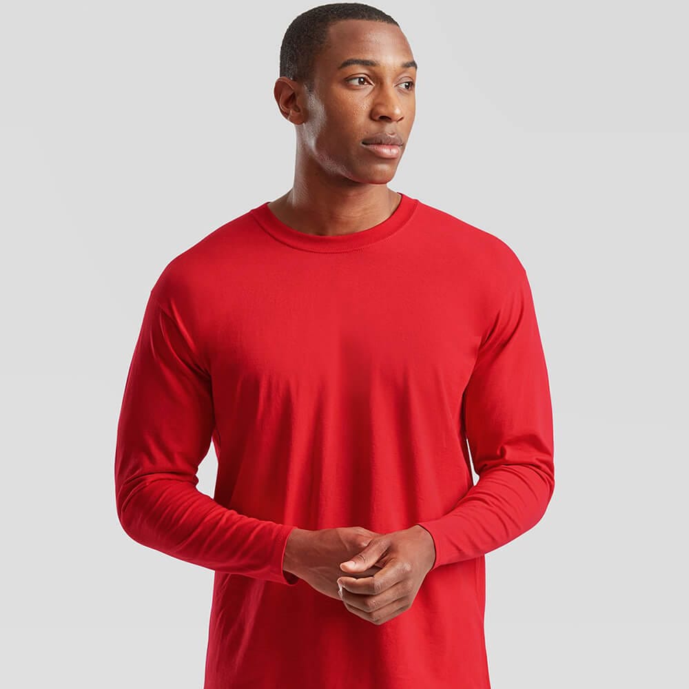Fruit of The Loom Valueweight Long Sleeve T-Shirt - Image 2