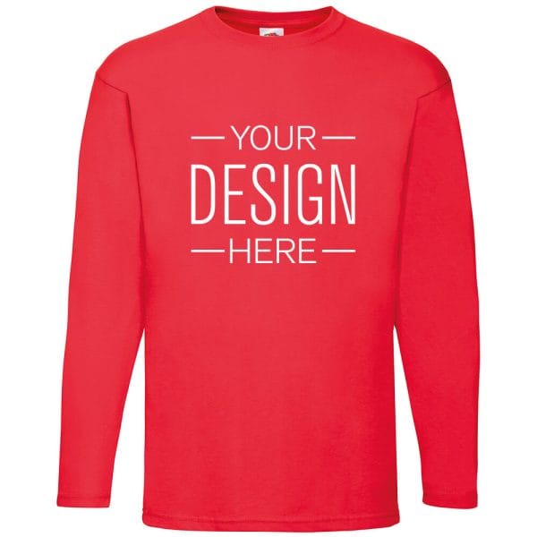 Fruit of The Loom Valueweight Long Sleeve T-Shirt