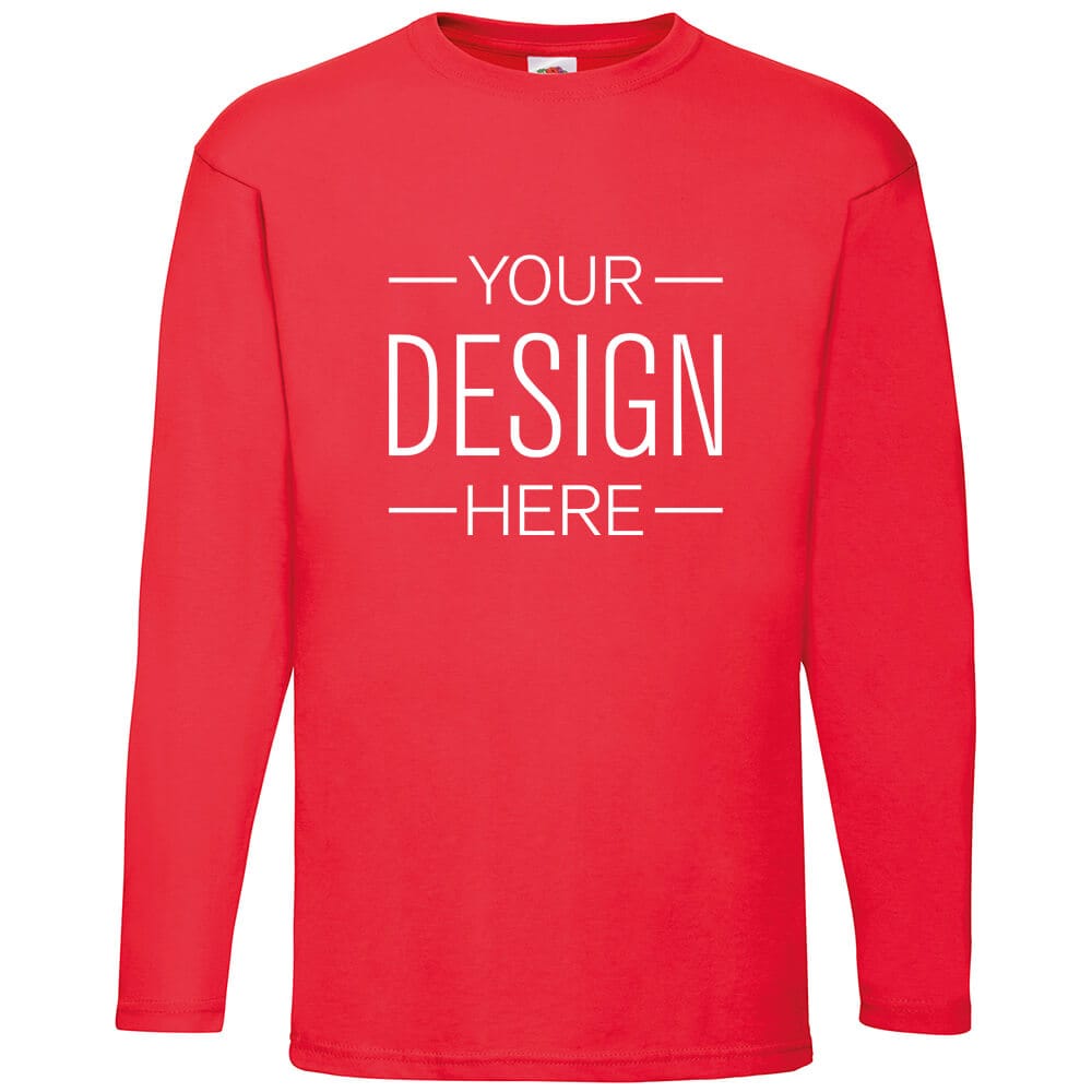 Fruit of The Loom Valueweight Long Sleeve T-Shirt