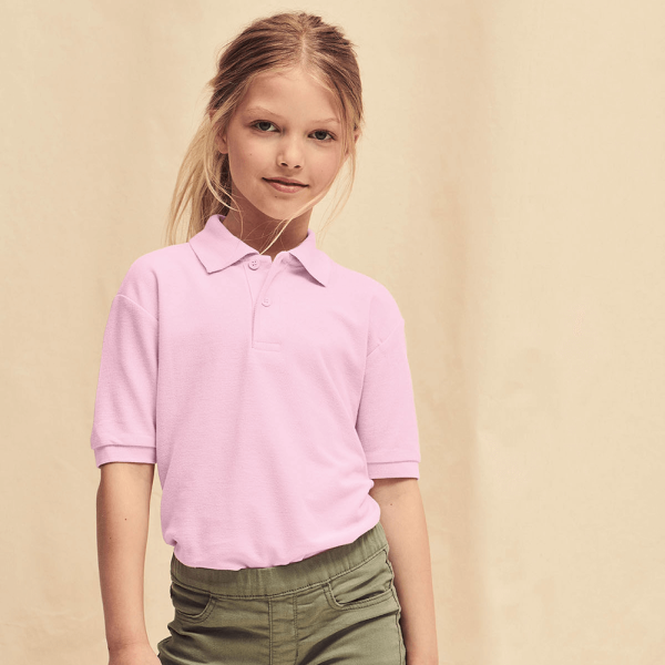 Fruit of The Loom Kids 65/35 Polo Shirt